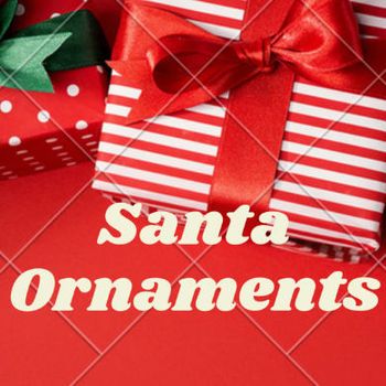 Santa Ornaments