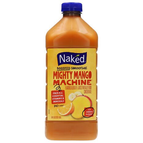 Naked Mighty Mango Machine Boosted Smoothie - 64 Fluid Ounces