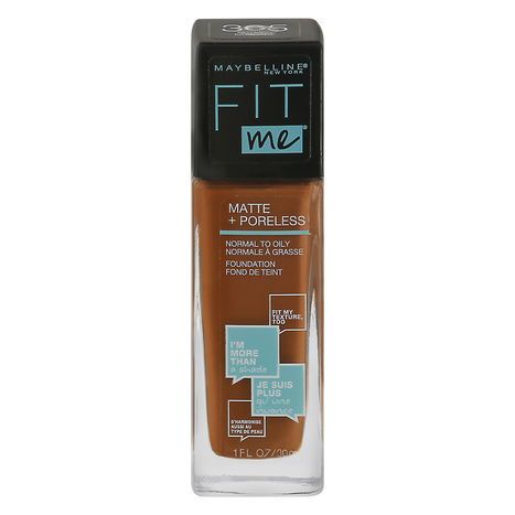 Fit me! Foundation, Matte + Poreless, Nutmeg 365 - 1 Fluid Ounce
