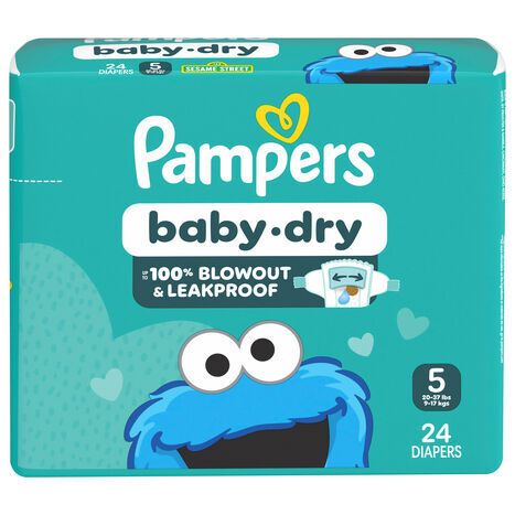 Pampers Diapers (27+ lbs (12+ kg)) - 24 Diapers