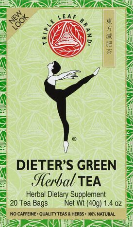 Triple Leaf Tea Herbal Tea, Dieter's Green - 20 - tea bags