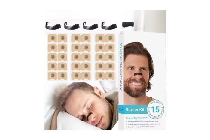 15Pairs Magnetic Nasal Breathing Dilators Kits Sport Nasal Dilator Boost Oxygen Intake,Breathing Refill Nose Clip