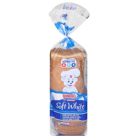 Bimbo Soft White Bread - 20 Ounces