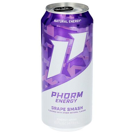 Phorm Energy Grape Smash Energy Drink - 16 Fluid Ounces
