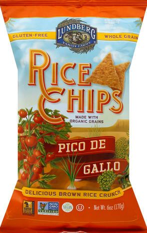 Lundberg Rice Chips, Pico De Gallo - 6 Ounces