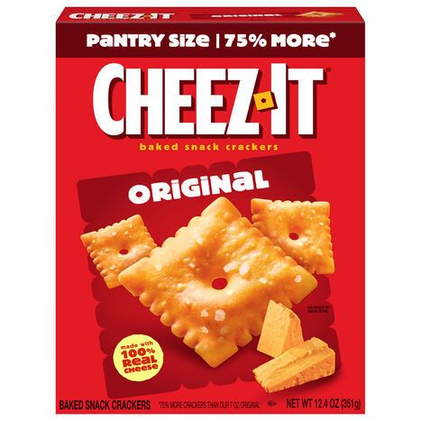 Cheez-It Original Baked Snack Crackers Pantry Size - 12.4 Ounces