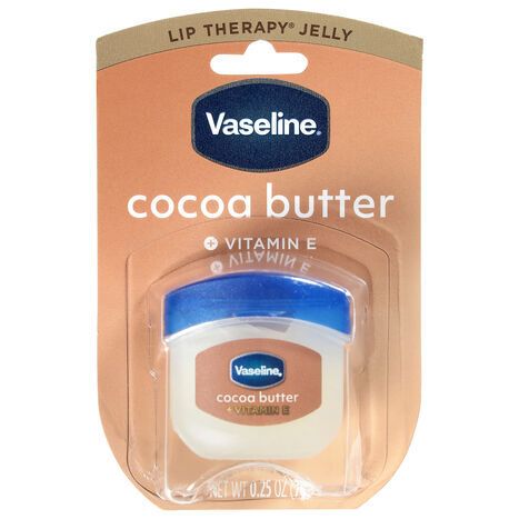 Vaseline + Vitamin E Cocoa Butter Lip Therapy Jelly - 0.25 Ounces