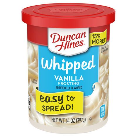 Duncan Hines Whipped Vanilla Frosting - 14 Ounces