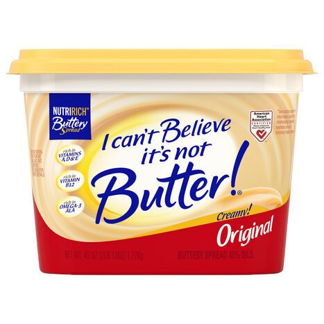 I Can't Believe It's Not Butter! Creamy! Original Buttery Spread - 45 Ounces