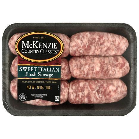 McKenzie Country Classics Fresh Sweet Italian Sausage - 16 Ounces
