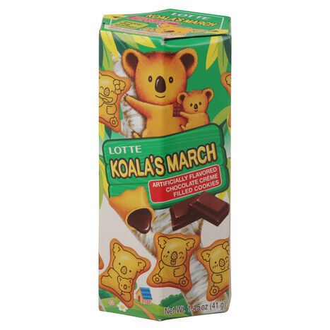 Lotte Cookies, Chocolate Creme Filled - 1.45 Ounces