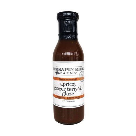 Terrapin Ridge Farms Apricot Ginger Teriyaki Glaze - 12 Ounces