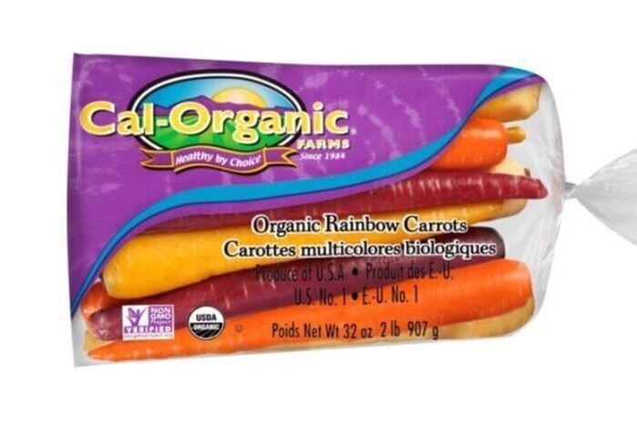Tri Colored Carrots - 2 Pound Bags 