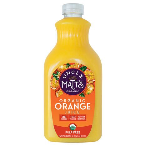Uncle Matt's Organic Organic Pulp Free Orange Juice - 52 Fluid Ounces