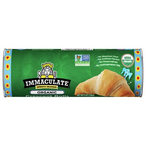 Immaculate Crescent Rolls, Organic - 8 Rolls