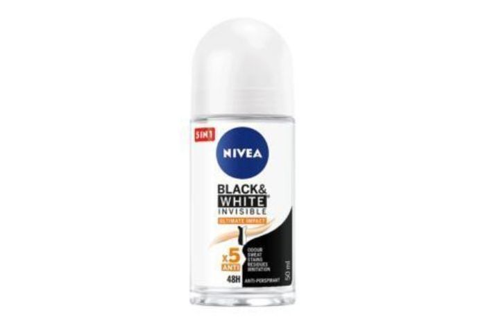 Nivea Invisible Black & White Ultimate Impact Anti-Perspirant Roll-On - 1.78 Ounces