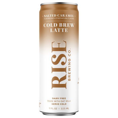 Rise Brewing Co. Cold Brew Latte Salted Caramel Coffee - 11 Fluid Ounces