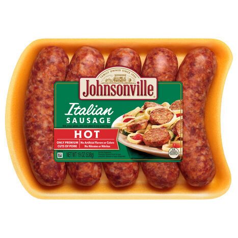 Johnsonville Hot Italian Sausage - 19 Ounces