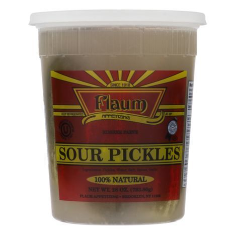 Flaum Appetizing Sour Pickles - 28 Ounces