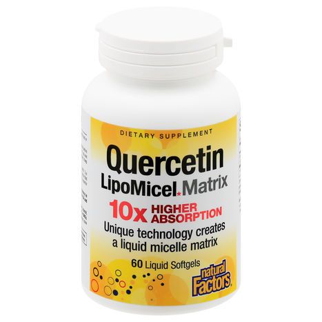 Natural Factors Quercetin, Liquid Softgels - 60 Softgels