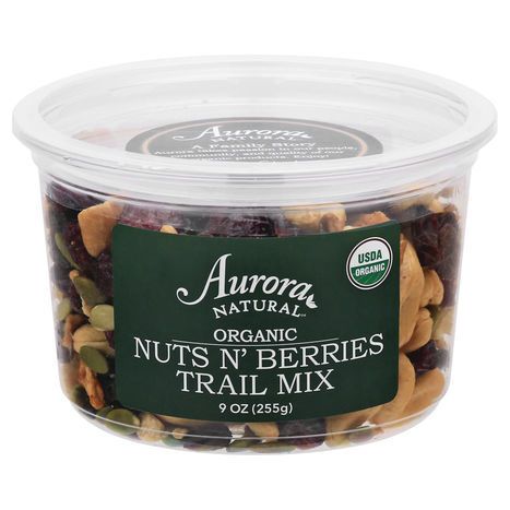 Aurora Natural Trail Mix, Organic, Nuts N' Berries - 9 Ounces