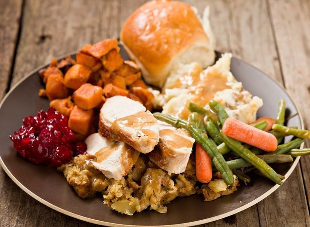 Plated Turkey Dinner