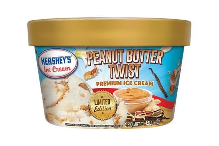 Hershey's Premium Peanut Butter Twist Ice Cream - 48 Fluid Ounces
