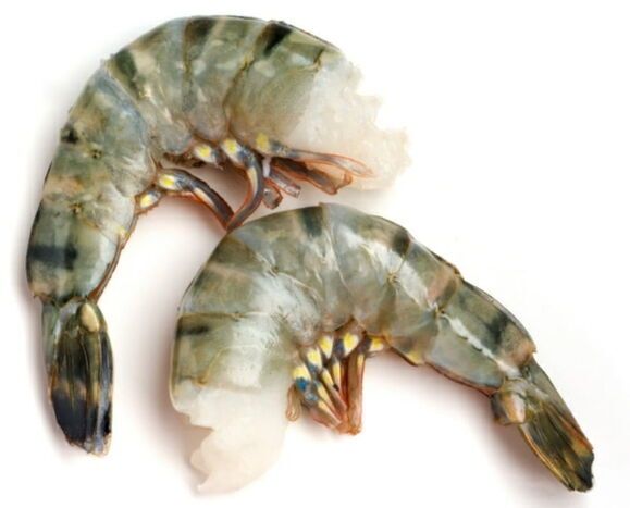 Wild Ecuador Shell-On Black Tiger Shrimp 8/12 Count