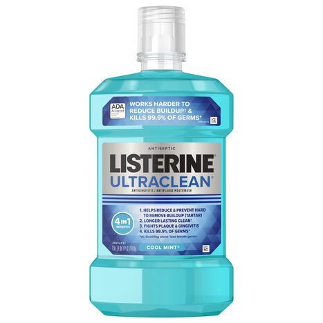 Listerine Antiseptic Cool Mint Mouthwash - 1.5 Liters