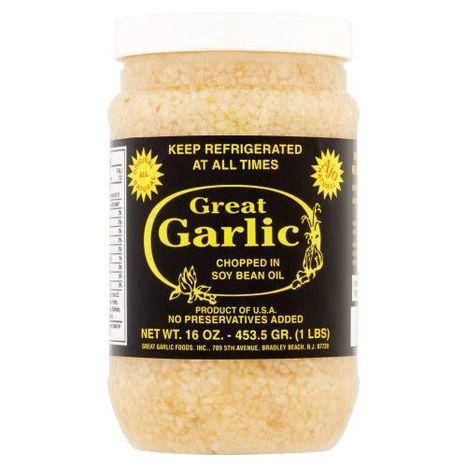 Great Garlic Chopped Garlic In Soy Bean Oil - 16 Ounces