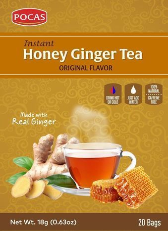 Pocas Honey Ginger Tea - 20 Bags