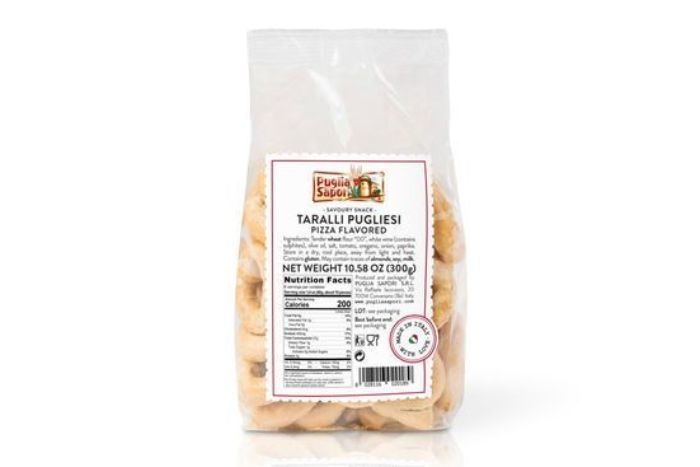 Puglia Sapori Taralli Pugliesi, Pizza Flavored - 10.58 Ounces