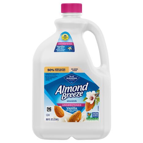 Almond Breeze Unsweetened Vanilla Almondmilk - 96 Fluid Ounces