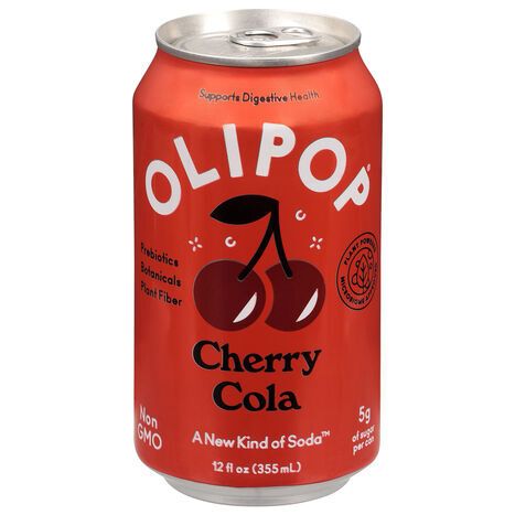 Olipop Cherry Cola - 12 Fluid Ounces