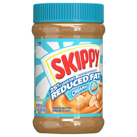 Skippy Reduced Fat Creamy Peanut Butter Spread - 16.3 Ounces