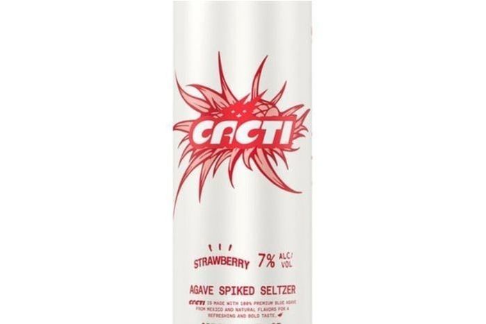 Cacti Agave Spiked Hard Seltzer by Travis Scott - Strawberry - 25 Oz 