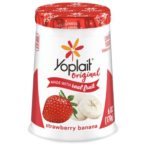 Yoplait Low Fat Strawberry Banana Yogurt - 6 Ounces