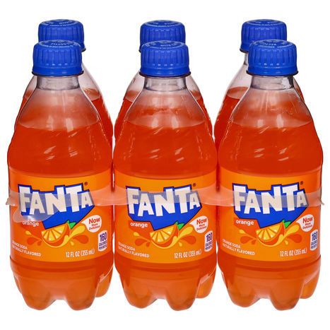 Fanta Soda, Orange, 6 Pack - 6 x 12 Fluid Ounces