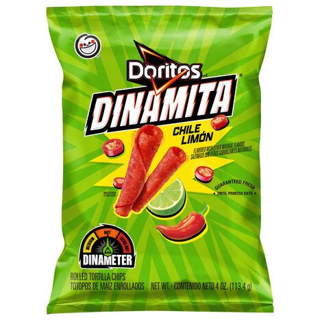 Doritos Hot Chile Limon Rolled Tortilla Chips - 4 Ounces