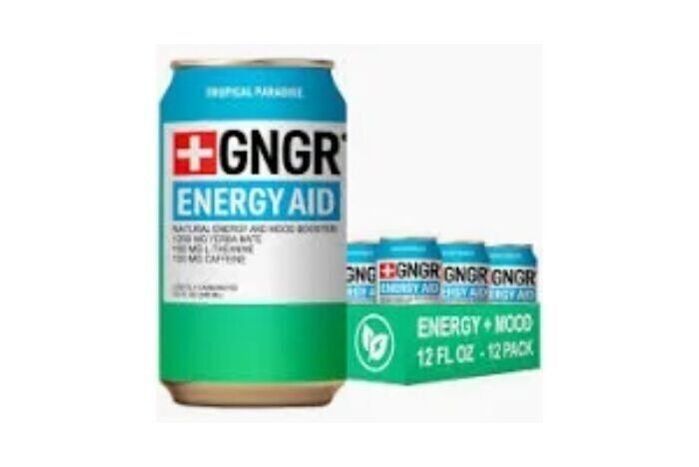 GNGRENERGY BOOSTER TROPICAL PARADISE 12 FL OZ 
