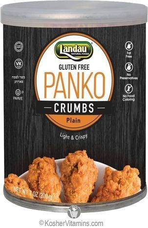 Landau Kosher Gluten Free Panko Crumbs Plain - 7 Ounces