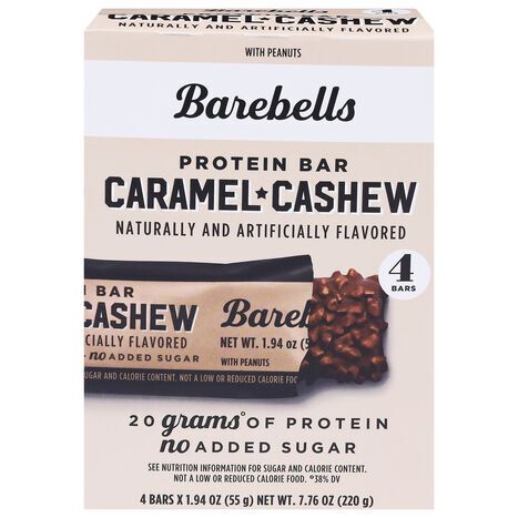 Barebells Caramel Cashew Bar - 4 X 1.94 Ounces