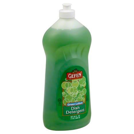 Gefen Dish Detergent, Green Lotion - 32 Ounces