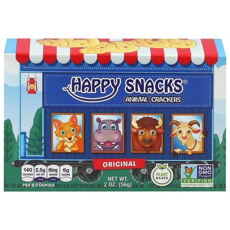 Happy Snacks Original Animal Crackers - 2 Ounces