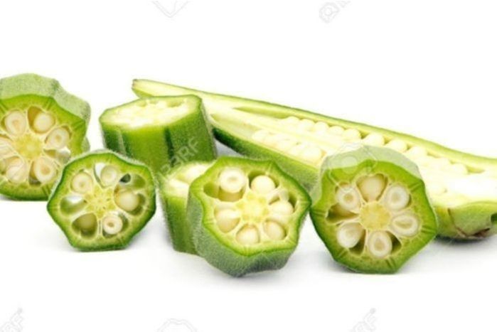 fresh cut okra 0.25 lb pack