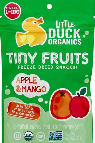 Little Duck Organics Tiny Fruits, Apple & Mango - 0.75 Ounces