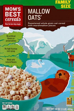 Mom's Best Cereal, Mallow Oats, Family Size - 16 Ounces