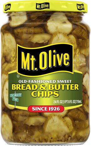 Mt. Olive Old-Fashioned Sweet Bread & Butter Chips - 24 Fluid Ounces