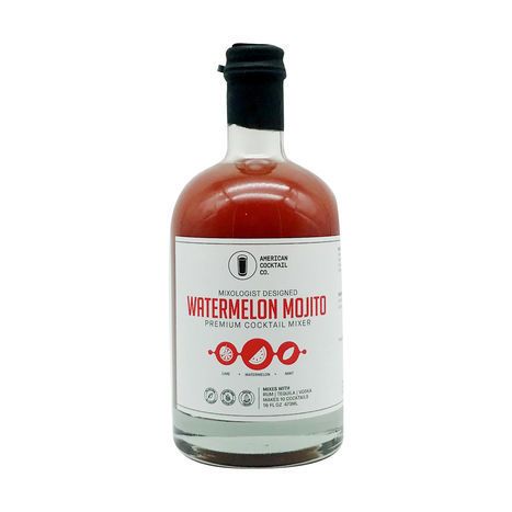 American Cocktail Watermelon Mojito Premium Cocktail Mixer - 16 Fluid Ounces