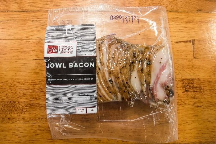 Smoking Goose Jowl Bacon